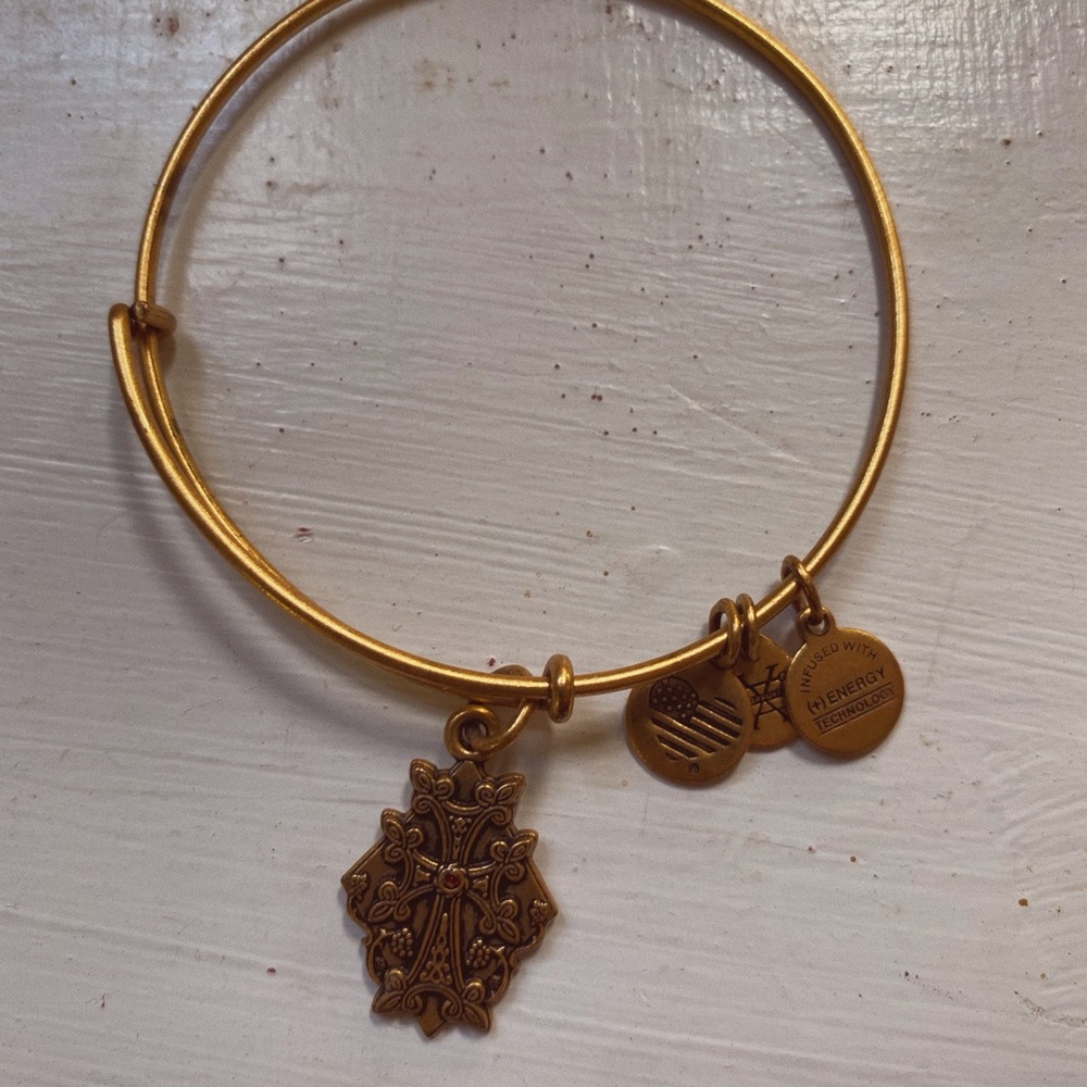 Cross Alex and Ani bracelet